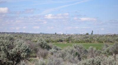 3 adjoining Town Lots 1 block from Christmas Valley Hwy.  All utilities at street