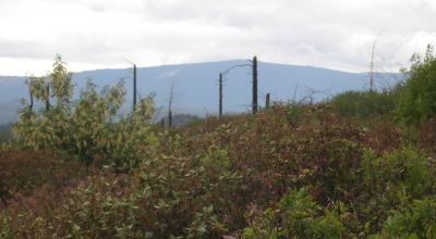 On Hill - Klamath County Oregon land - Camp RV build