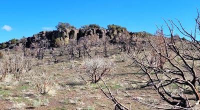 Mountain Land South of Pyramid Lake - Rock Outcroppings - Views Overlooking Palomino Valley