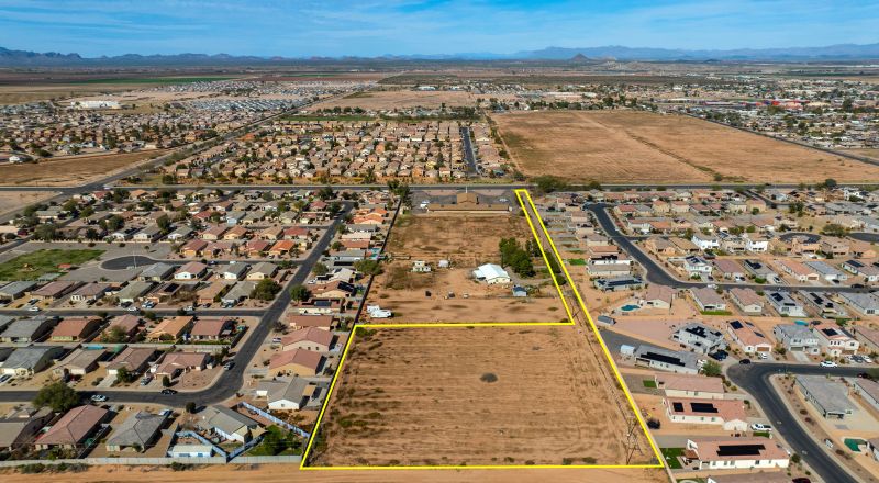 3 acre lot Pinal County Coolidge AZ; approved to subdivide into 2 lots / ideal 4 manufactured home