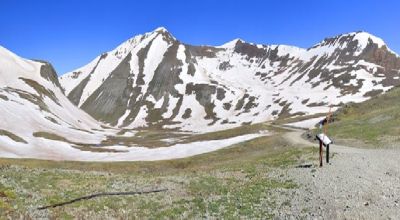 107 acres on the top and sides of Cinnamon Mountain 13330'   Alpine Loop San Juan Mountains