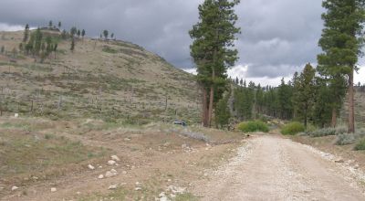 On Hill - Klamath County Oregon land - Camp RV build