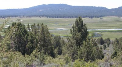 2 adjoining lots with wide open views of Sprague River and Valley