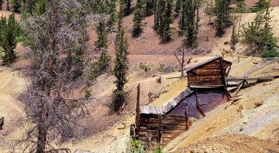 5 Historic Patented Mining Claims - Old Mining Buildings near Bonanza Colorado