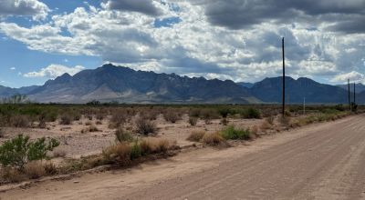 Surveyed 11+ Acre Parcel Near Rodeo - Just Off HWY 80 At Arizona Border - POWER