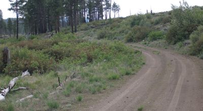 On Hill - Klamath County Oregon land - Camp RV build