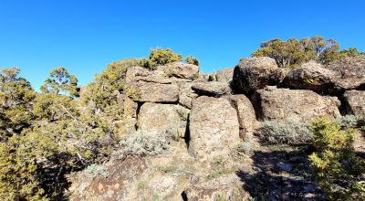 Mountain Land South of Pyramid Lake - Rock Outcroppings - Views Overlooking Palomino Valley