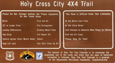 Rare & Remote Colorado Mountain land near Mt. Holy Cross & Holy Cross City