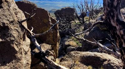 Mountain Land South of Pyramid Lake - Rock Outcroppings - Views Overlooking Palomino Valley