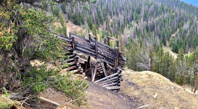 5 Historic Patented Mining Claims - Old Mining Buildings near Bonanza Colorado