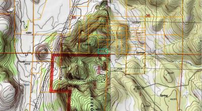 5 acres Base of mountain * Borders Fremont National Forest Service Lands