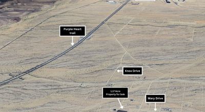 1.17 Acre Vacant Lot with Power at Street! Located in Yucca, AZ for starts at $139 per month