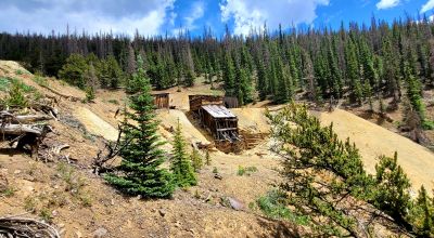 5 Historic Patented Mining Claims - Old Mining Buildings near Bonanza Colorado