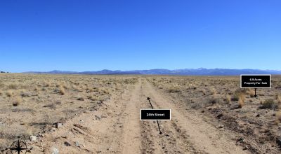 6.9 Acre Vacant Lot with Power Poles Located in Blanca, CO for starts at $299 per month