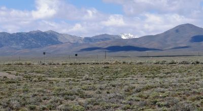 Paved Hwy 306  Frontage Crescent Valley Nevada Camp RV Build