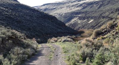 Corral Canyon 1/4 mile wide by 1 mile long - Borders BLM lands 3 sides