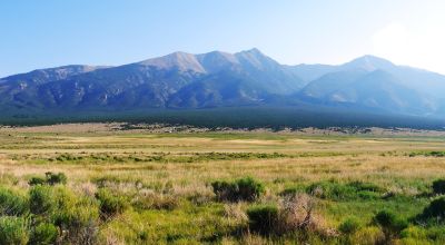 Sweeping mountain and valley views. Small Stream - 5 acres Southern Colorado