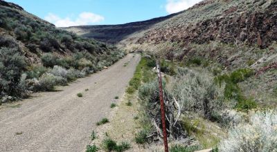 Corral Canyon 1/4 mile wide by 1 mile long - Borders BLM lands 3 sides