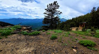 5 Historic Patented Mining Claims - Old Mining Buildings near Bonanza Colorado