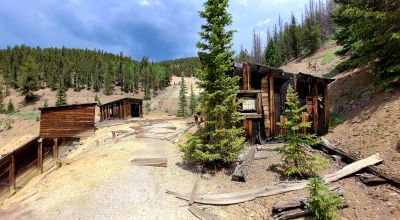 5 Historic Patented Mining Claims - Old Mining Buildings near Bonanza Colorado
