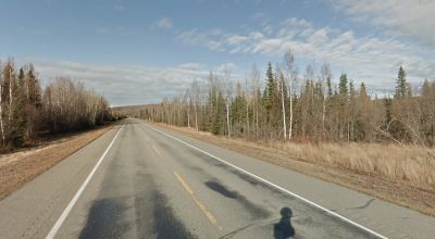 South of North Pole Alaska - Borders Hwy 2 aka Richardson Hwy