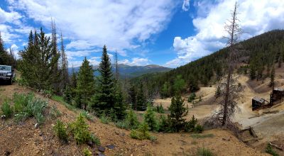 5 Historic Patented Mining Claims - Old Mining Buildings near Bonanza Colorado