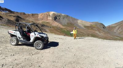 107 acres on the top and sides of Cinnamon Mountain 13330'   Alpine Loop San Juan Mountains