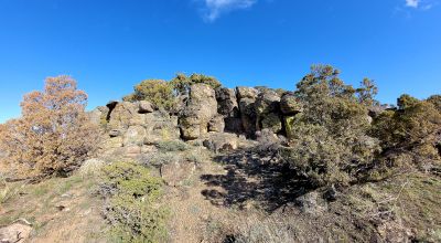 Mountain Land South of Pyramid Lake - Rock Outcroppings - Views Overlooking Palomino Valley