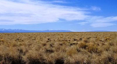 Huge Mt. Blanca and Sangre de Cristo Mountain views - Camp RV build