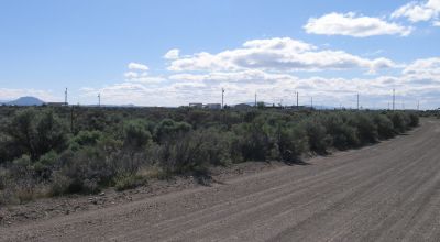 3 adjoining Town Lots 1 block from Christmas Valley Hwy.  All utilities at street