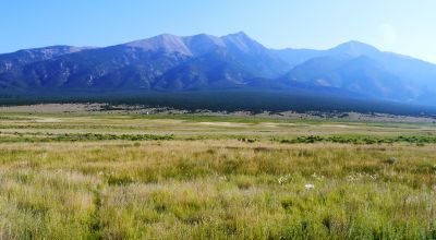 Sweeping mountain and valley views. Small Stream - 5 acres Southern Colorado