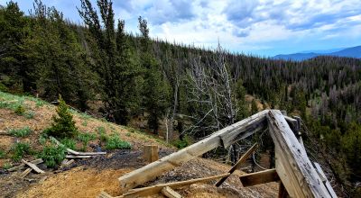 5 Historic Patented Mining Claims - Old Mining Buildings near Bonanza Colorado