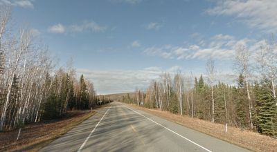 South of North Pole Alaska - Borders Hwy 2 aka Richardson Hwy