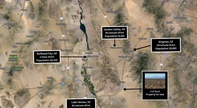 1.17 Acre Vacant Lot with Power at Street! Located in Yucca, AZ for starts at $139 per month
