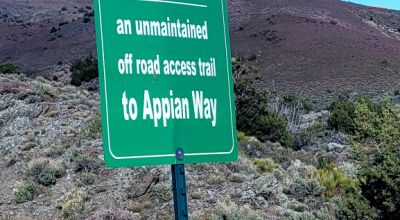 Mountain Land South of Pyramid Lake - Rock Outcroppings - Views Overlooking Palomino Valley